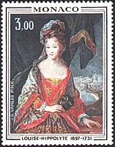 1972. Louise Hippolyte, by Jean baptiste Vanloo.. Scott 861.