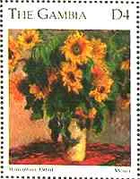Gambia, 1995. Sunflowers (detail)