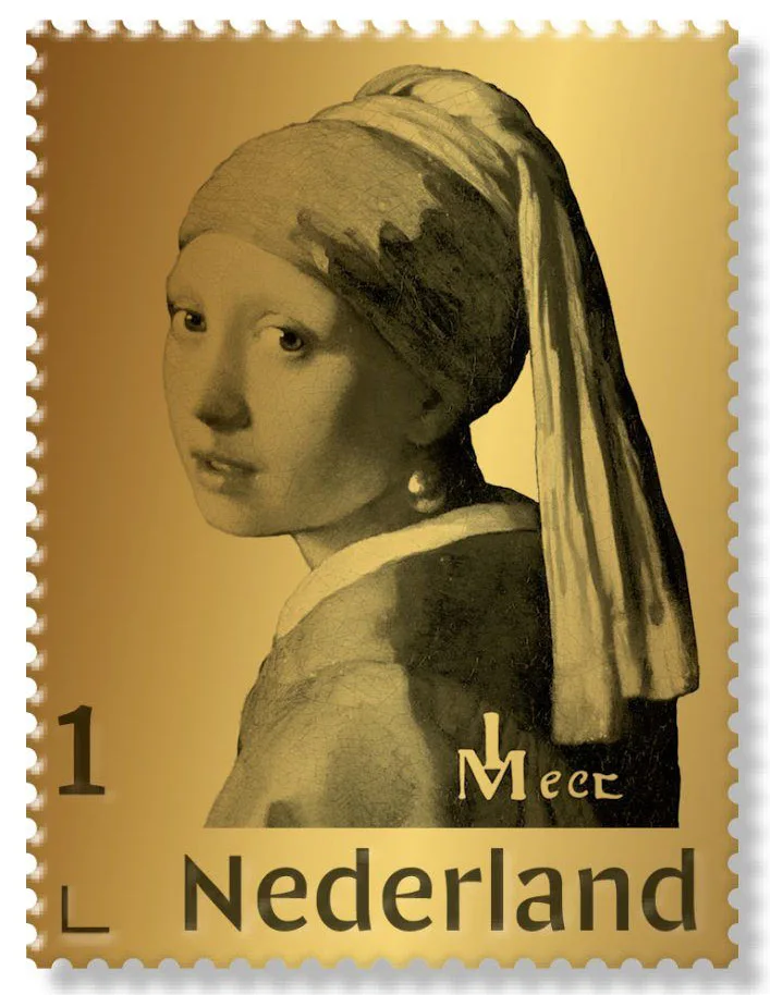 Mosaics of Albania on Stamps — original stamp illustration