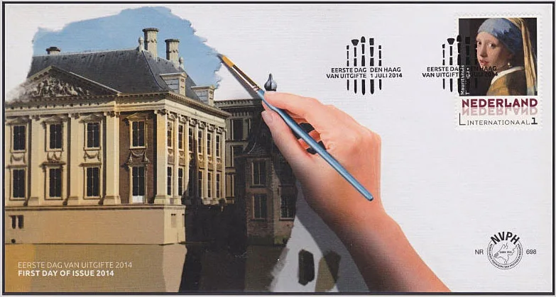 Mosaics of Albania on Stamps — original stamp illustration