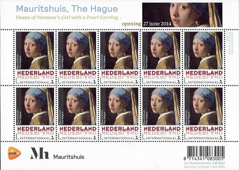 Mosaics of Albania on Stamps — original stamp illustration