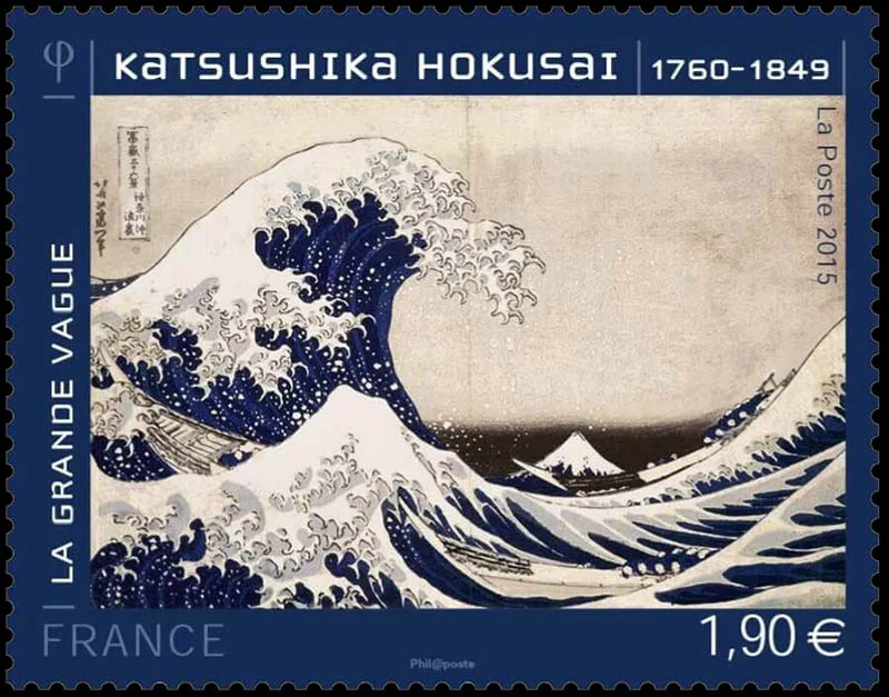New Year Art Gallery — original stamp illustration