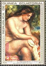 Guinea Equatorial, 1973. Renoir. Bather on a Rock