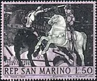 San Marino, 1968. Ucello , The Battle of San Romano. Sc. 688.