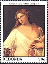 Redonda, 1988. Titian, Flora.