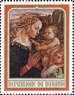 Burundi, 1968. Virgin and Child. Sc. 265.