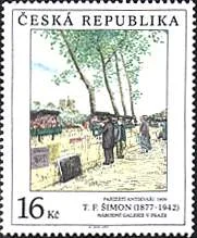 Czech Rep., 1997. T.F. Simon. Antiquaires of Paris.