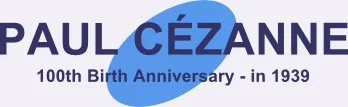 Paul Cezanne: 100 Birth Anniversary Stamp - 1939