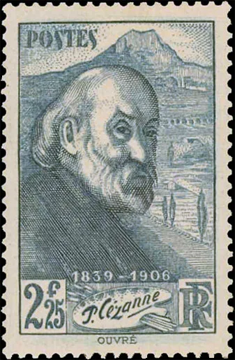 Paul Cezanne: 100 Birth Anniversary Stamp - 1939
