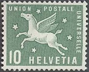 Pegasus on Stamps — original stamp illustration