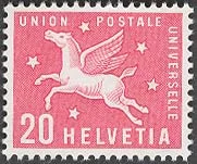 Pegasus on Stamps — original stamp illustration