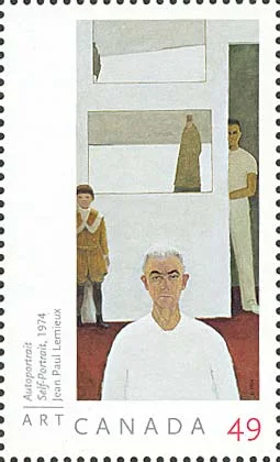 People on Paintings of J.-P. Lemieux
