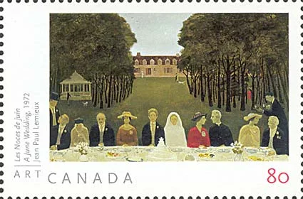 People on Paintings of J.-P. Lemieux