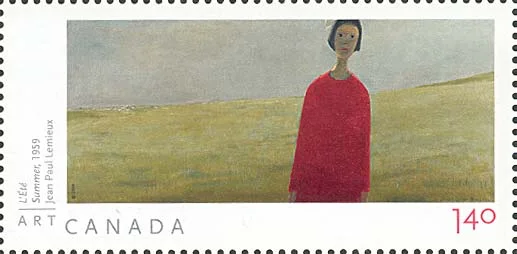 People on Paintings of J.-P. Lemieux