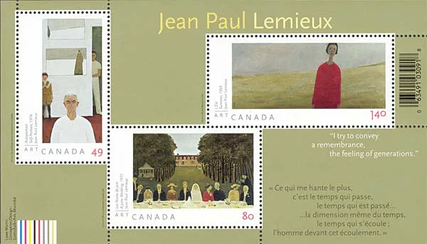 People on Paintings of J.-P. Lemieux