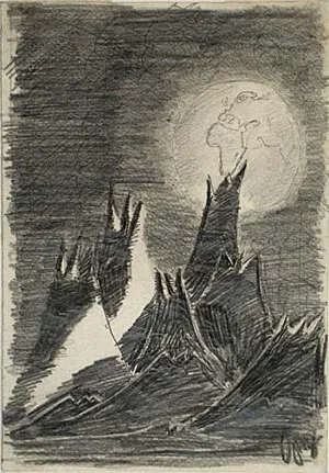 Petr Ginz - a young Czech artist on a stamp