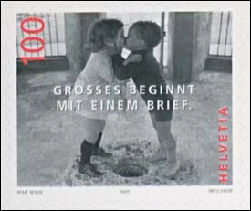 Photographs by Rene Burri on Swiss Definitive Stamps — original stamp illustration