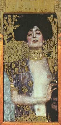 Original illustration from Portraits of Judith on Postal Stamps