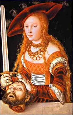Portraits of Judith on Postal Stamps — original stamp illustration