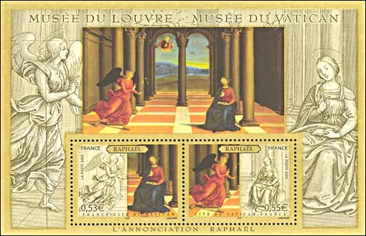 Raphael Joint Issue France - Vatican 2005