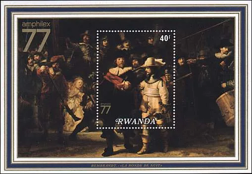 Rwanda, 1977. Rembrandt, The Night Watch.