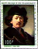 Rembrandt — Self-Portraits on Stamps