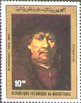 Rembrandt — Self-Portraits on Stamps