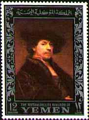 Rembrandt — Self-Portraits on Stamps