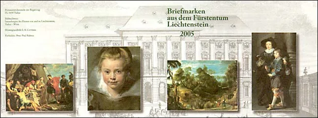 Rubens - Venus at a Mirror — original stamp illustration