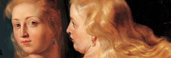 Rubens - Venus at a Mirror — original stamp illustration