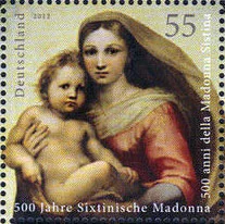 Sistine Madonna — Awarded Stamps