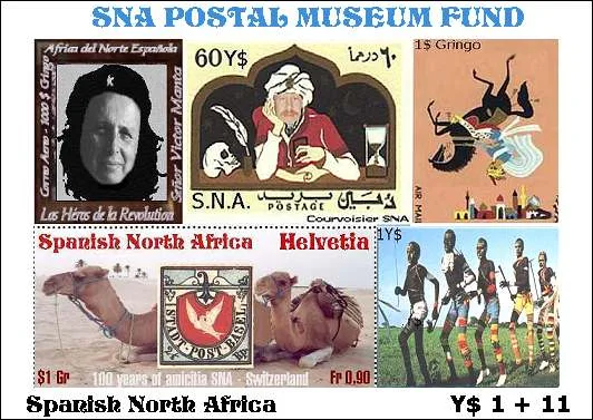SNA - Postal Museum Sheet — original stamp illustration