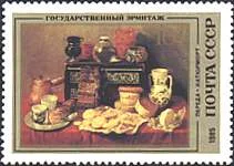 Russia, 1985. Antonio Pereda, Still-life. Sc. 5336.
