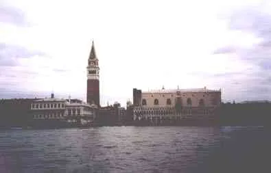 Aproaching Venice. Picture taken from a ship.