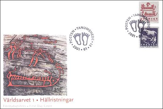 Sweden, 01/31/2001. World Heritage 1, Tanum Rock Carvings