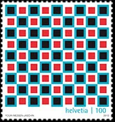 Swiss Art on Stamps — original philatelic illustration