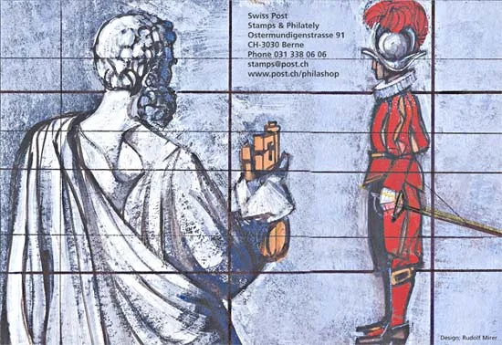 Swiss Papal Guards Folder- Joint Issue Switzerland - Vatican