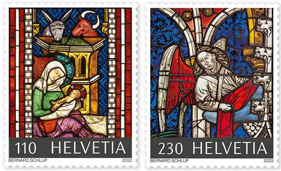 Swiss Wall Art — original stamp illustration