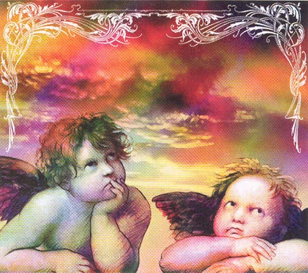 The Colors of Sistine Madonna on Stamps — original stamp illustration