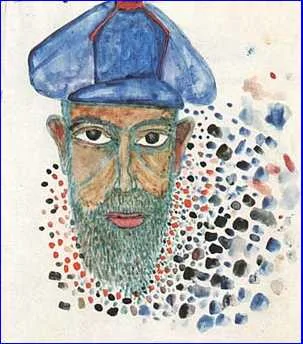 Original illustration from The Death of Hundertwasser - an Austrian Painter
