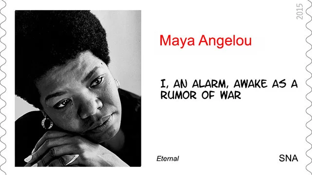 The Dr. Maya Angelou Stamp Blunder, by USPS
