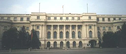 Romania, Bucharest. The Royal Palace. The Middle Wing.