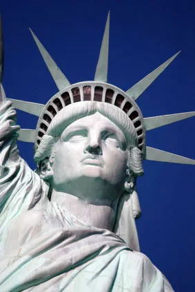 The Statue of Liberty on the 2010 US Stamp — original stamp illustration