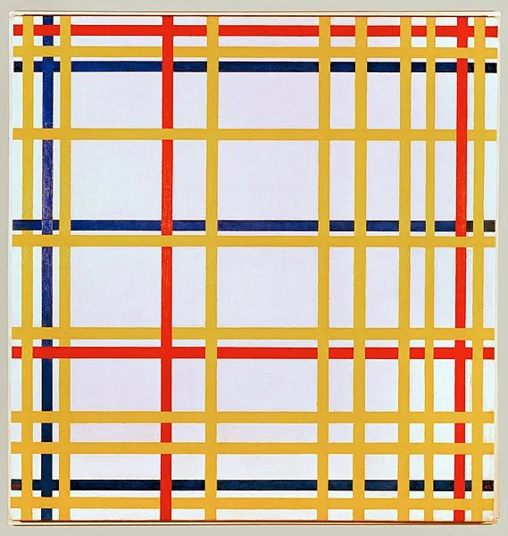 THE UPSIDE-DOWN PAINTING BY MONDRIAN