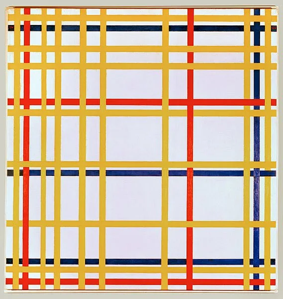 THE UPSIDE-DOWN PAINTING BY MONDRIAN