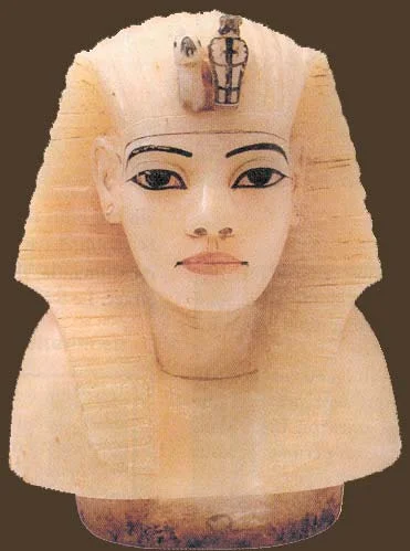 Tutankhamun on Stamps original illustration