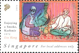 Two Modern Singapore painters - Liu Kang