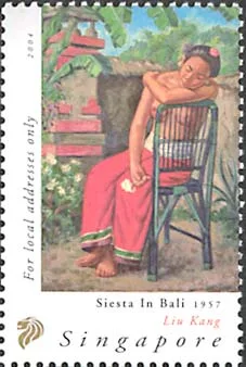 Two Modern Singapore painters - Liu Kang