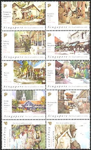 Two Modern Singapore painters - Ong Kim Seng