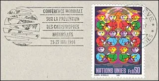 UN Publicity Slogans on Covers — original stamp illustration